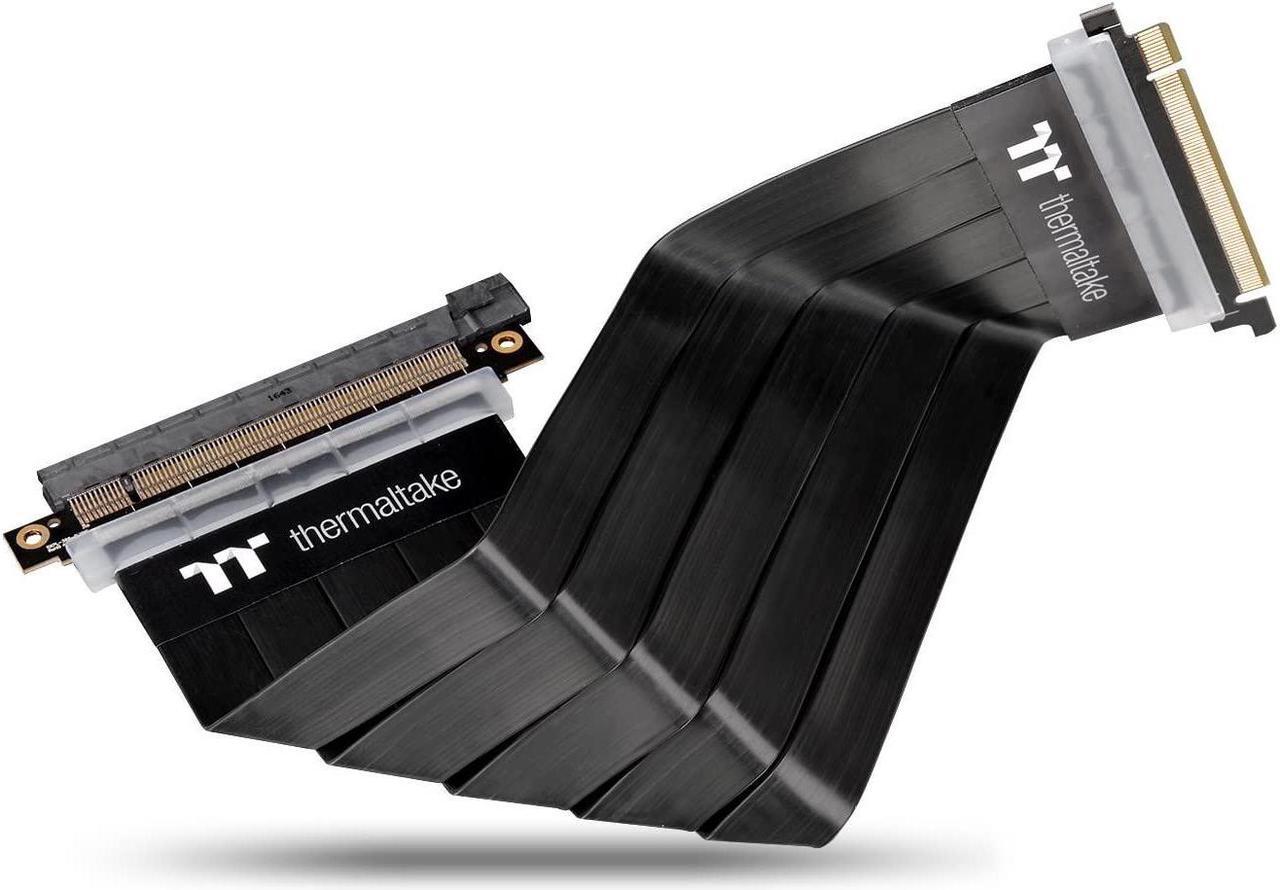 Alt view image 14 of 20 - Thermaltake AC-045-CN1OTN-C1 TT Premium PCI-E x16 3.0 Extender Riser Cable 300mm Graphic Cards - Black