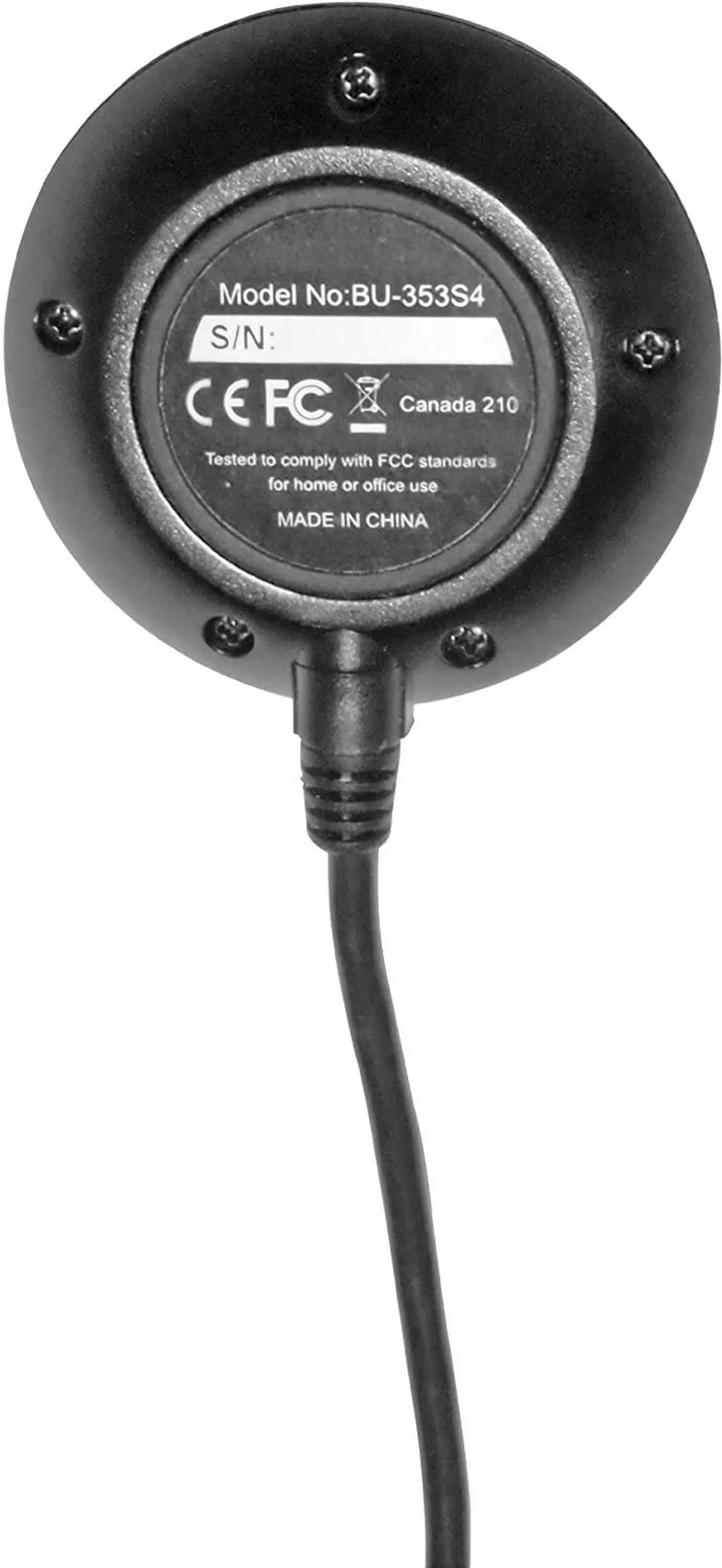 Alt view image 4 of 4 - GlobalSat BU-353-S4 USB GPS Receiver (Black)