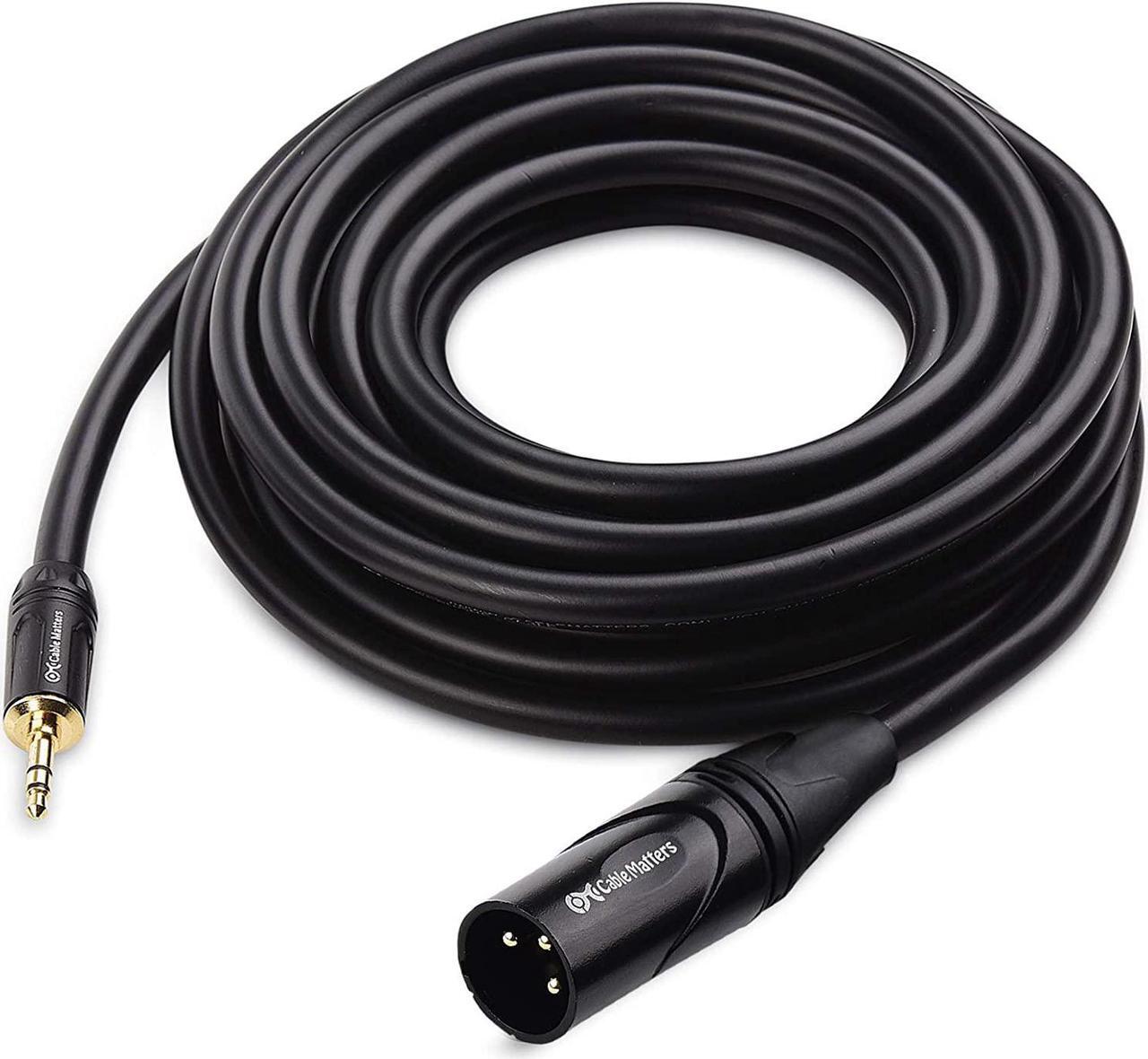 Alt view image 2 of 6 - Cable Matters (1/8 Inch) 3.5mm to XLR Cable (XLR to 3.5mm Cable) Male to Male 15 Feet
