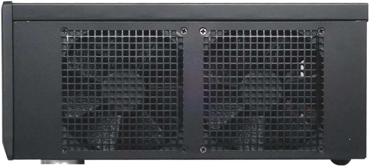 Alt view image 4 of 7 - SilverStone Technology SST-GD05B-3.0-USA USB3.0 Aluminum/Steel Micro ATX HTPC Computer Case with 2 USB 3.0 Front Ports in Black GD05B-3.0-USA