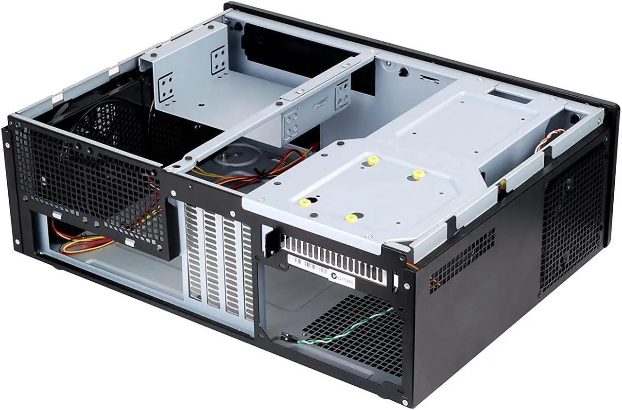 Alt view image 6 of 7 - SilverStone Technology SST-GD05B-3.0-USA USB3.0 Aluminum/Steel Micro ATX HTPC Computer Case with 2 USB 3.0 Front Ports in Black GD05B-3.0-USA