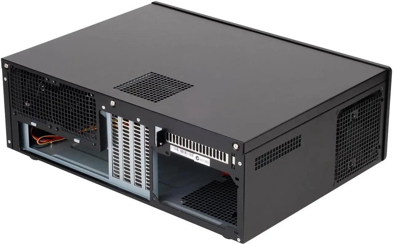 Alt view image 5 of 7 - SilverStone Technology SST-GD05B-3.0-USA USB3.0 Aluminum/Steel Micro ATX HTPC Computer Case with 2 USB 3.0 Front Ports in Black GD05B-3.0-USA