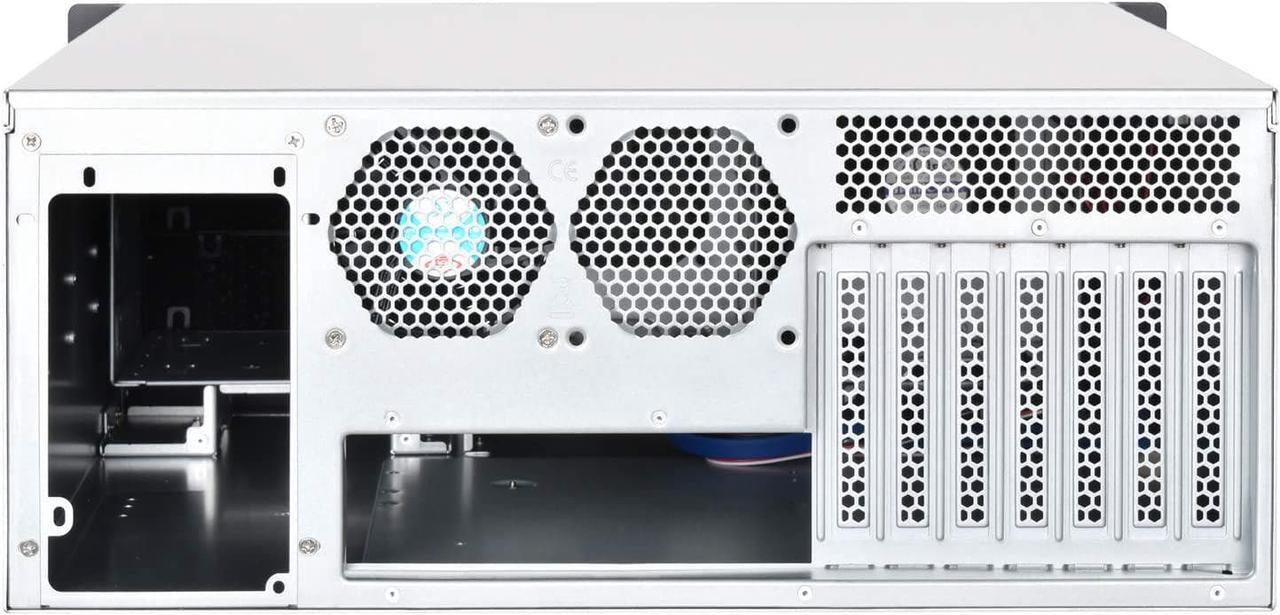 Alt view image 4 of 7 - SilverStone Technology 4U Rackmount Server Chassis with 3 X 5.25 Front Bays with CEB/ATX/mATX/Mitx Support RM400 Cases SST-RM400