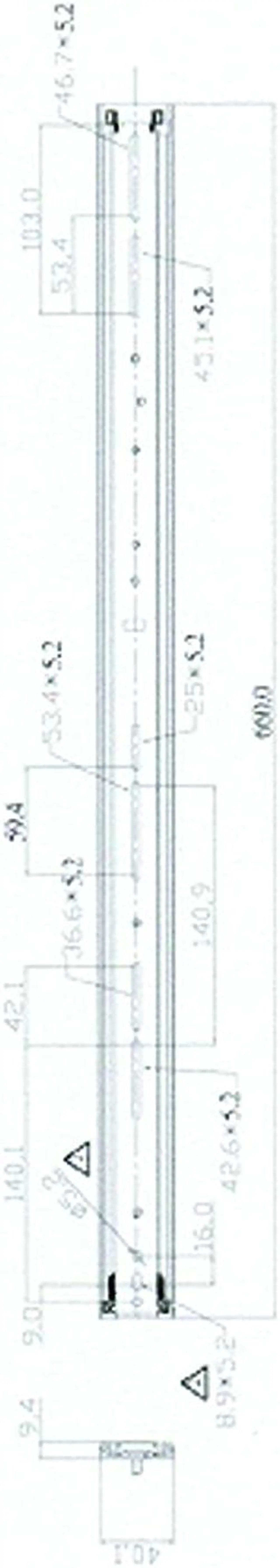 Alt view image 2 of 3 - KRI 26" Universal Sliding Rails for 1U/2U/3U/4U Rackmount Chassis, NORCO/iStarUSA/PLINKUSA cases OK