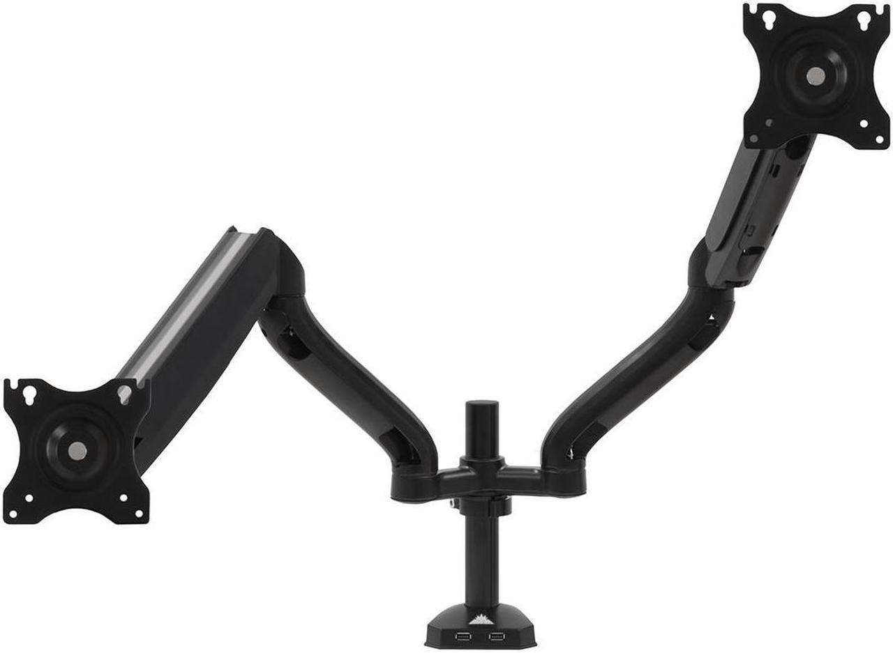 Phobya Dual monitor arm with gas spring - 17"-34" monitor incl. 2x3.0 USB hub (AEMNT00057A)