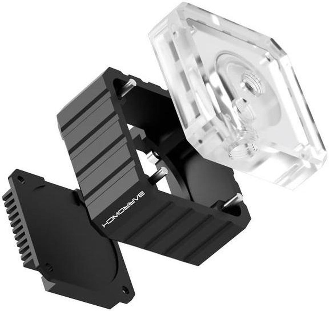 Barrowch DDC ARGB Pump Top Enclosure - Black (FBDCHK)