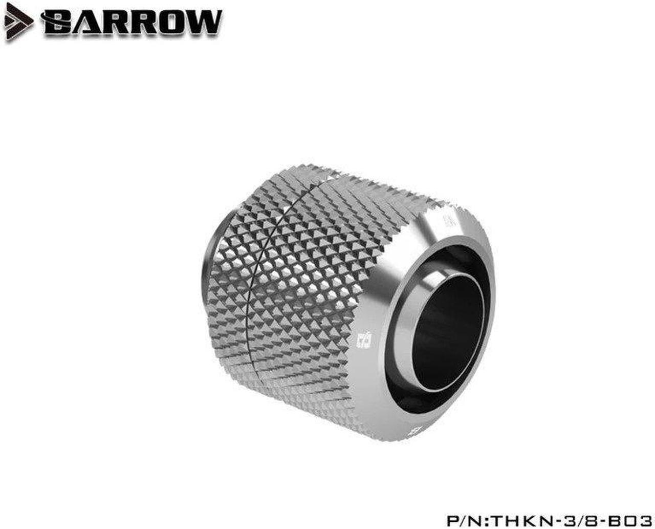 Barrow G1/4" Thread 3/8" ID x 5/8" OD Compression Fitting - Silver (THKN-3/8-V4-Silver)