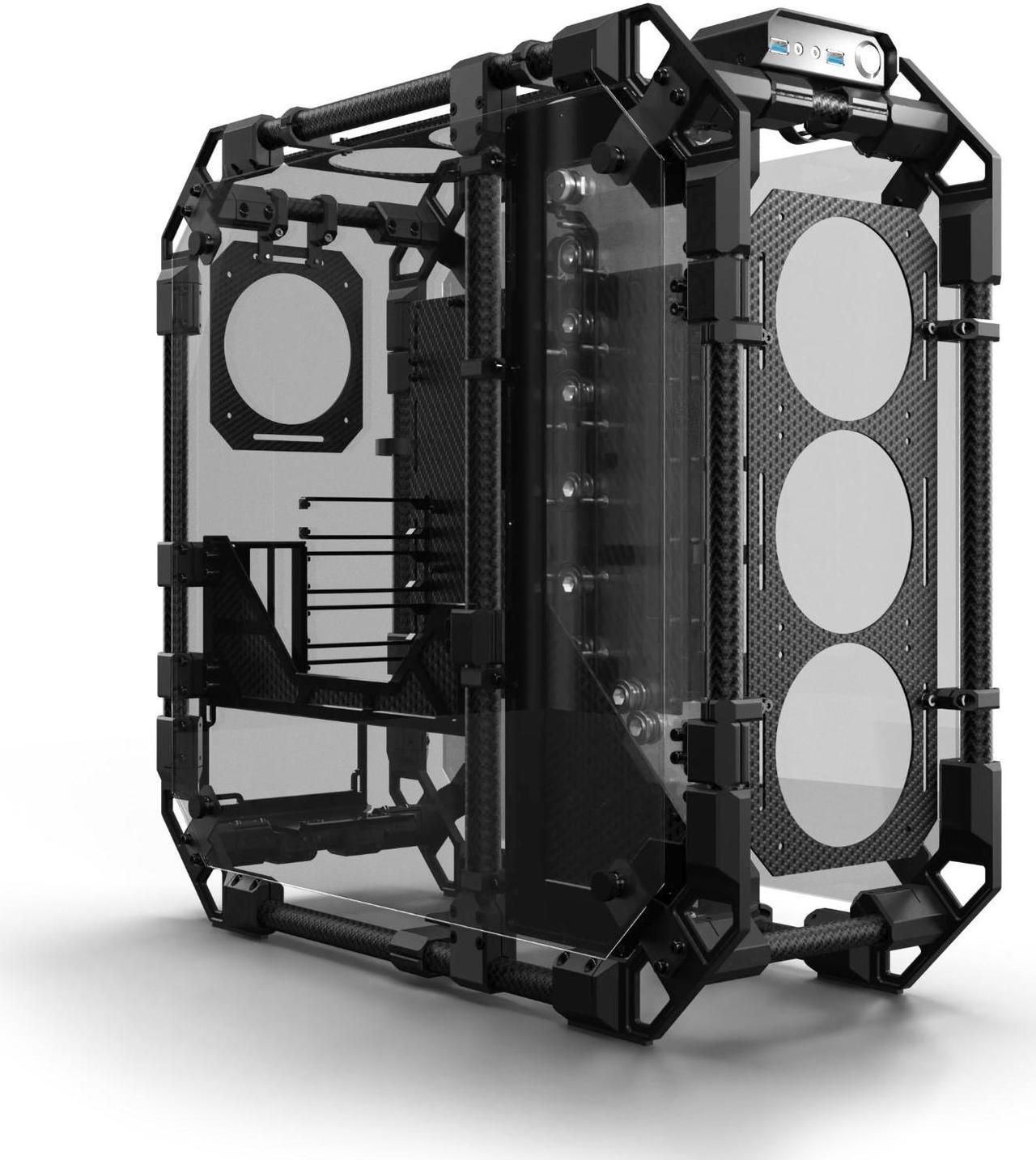 Alphacool Apex Pro Skeleton Carbon Case (13758)