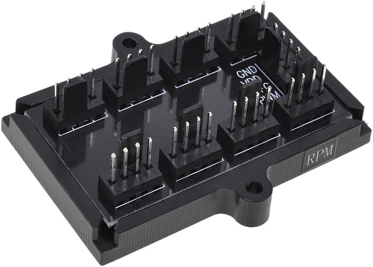 Phobya Splitter PCB, 4-Pin (PWM) to 8x 4-Pin (PWM)