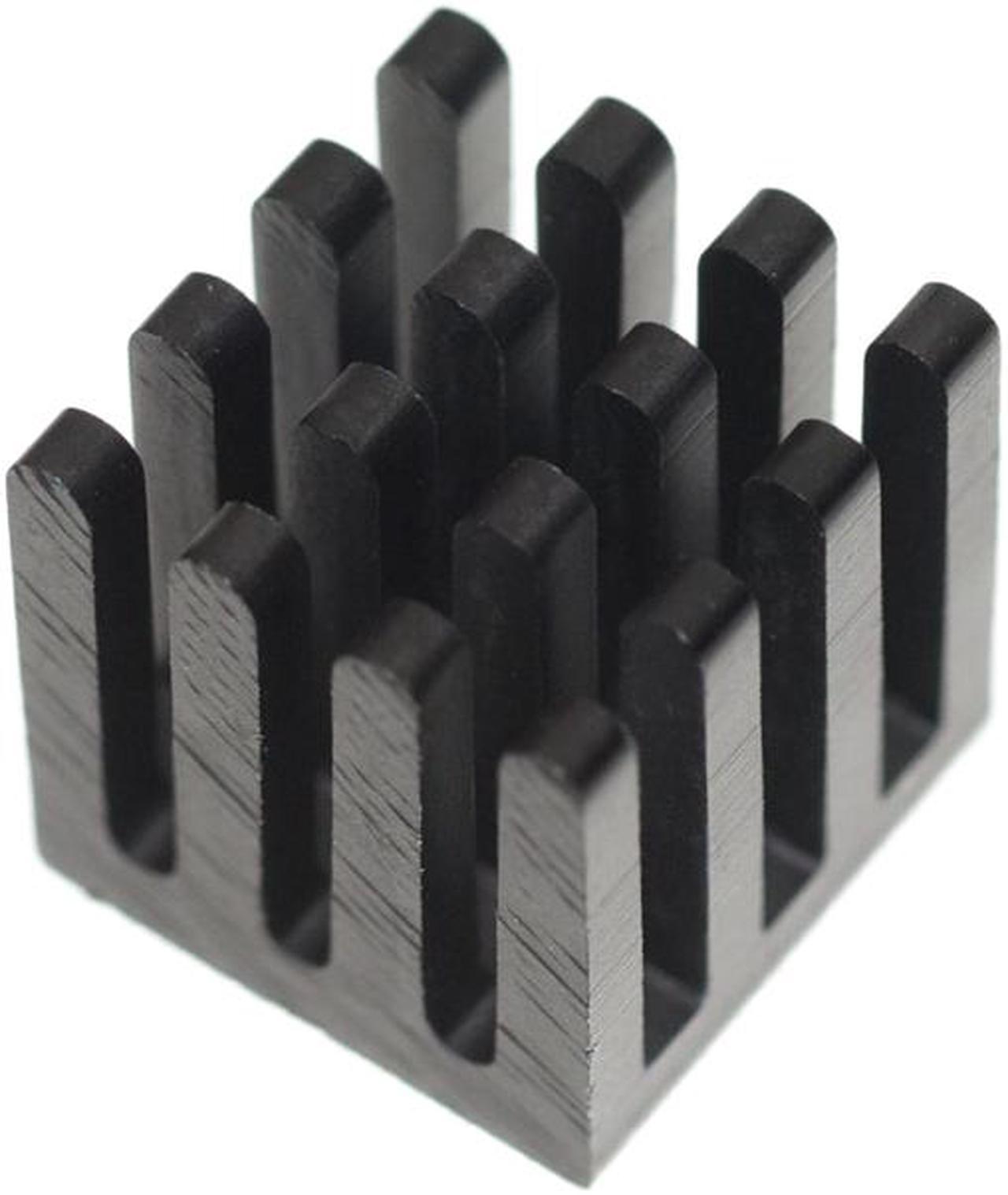 Black Chipset Heatsink - 10mm x 10mm x 10mm (CSHS-10)