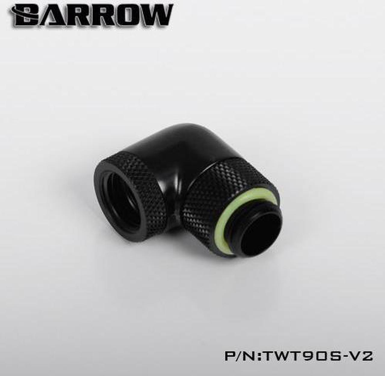 Barrow G1/4" 90 Degree Dual Rotary Adaptor Fitting - Black (TWT90S-V2)