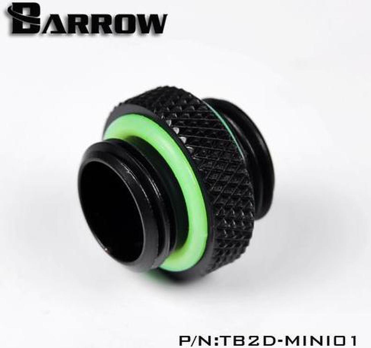 Barrow G1/4" 5mm Male to Male Adaptor Fitting - Black (TB2D-MINI01)