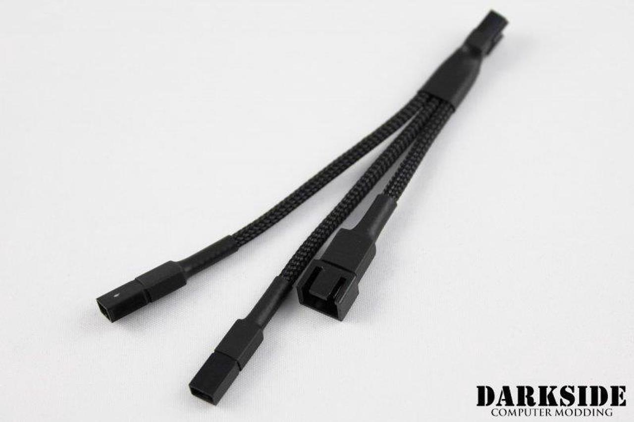 DarkSide CONNECT Pass-Through Y-Cable | 4" | 3-Pin - Type 4s (DS-0367)