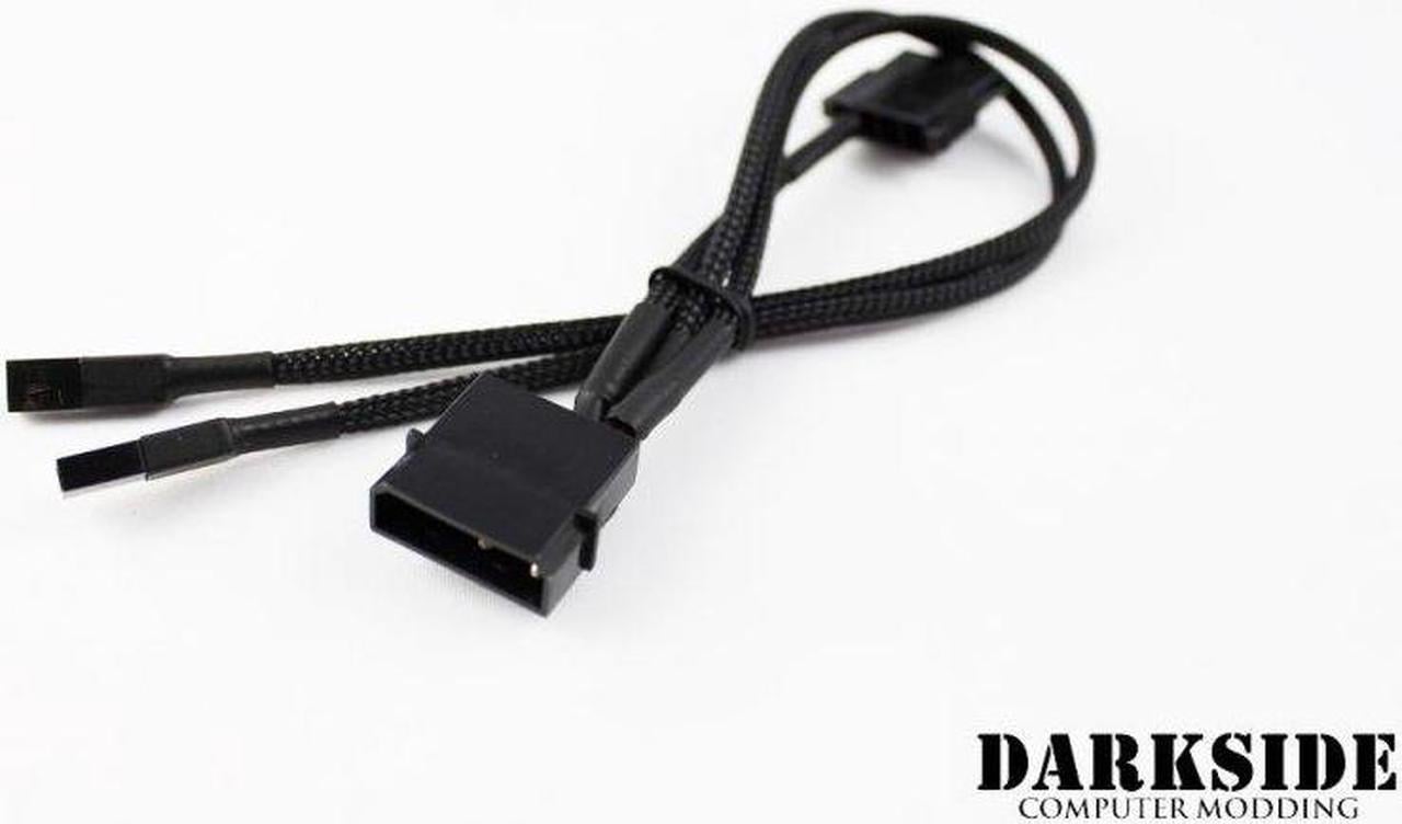 DarkSide CONNECT Pass-Through Y-Cable | 12" | 4-Pin Molex - Type 8 (DS-0376)