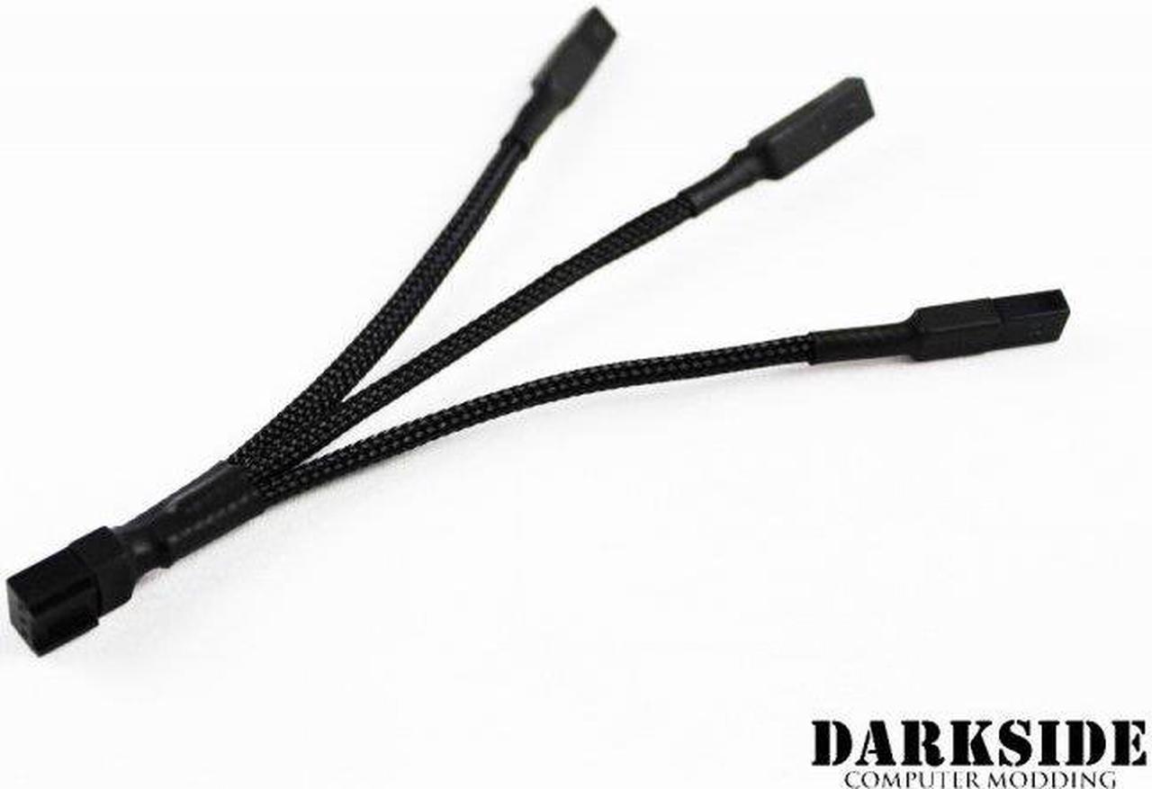 DarkSide CONNECT 3-Way Cable | 4" | 3-Pin  - Type 10s (DS-0393)