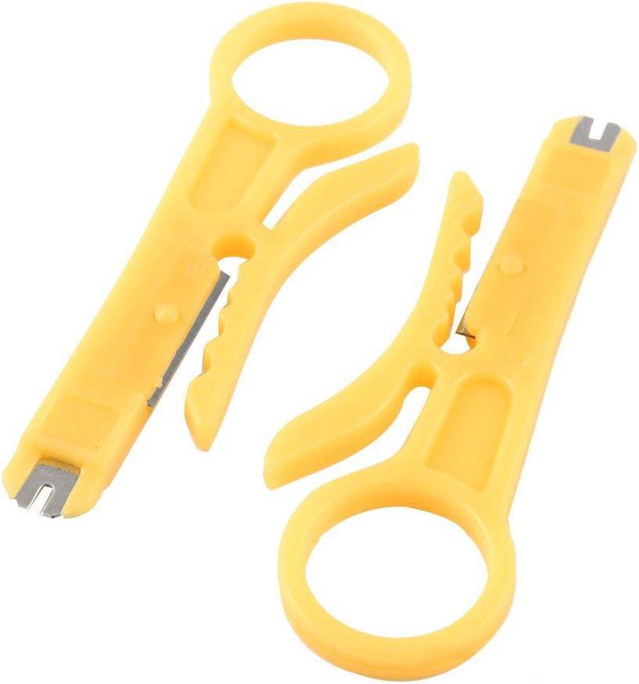 RJ45 Cat5 Network UTP/STP/RG Cable Wire Stripper Punch Down Tool (8PK-CT001)