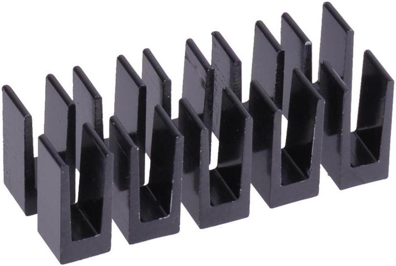 Alphacool GPU Heatsinks 7 x 7 x 15mm | Black - 10 Pack (17156)