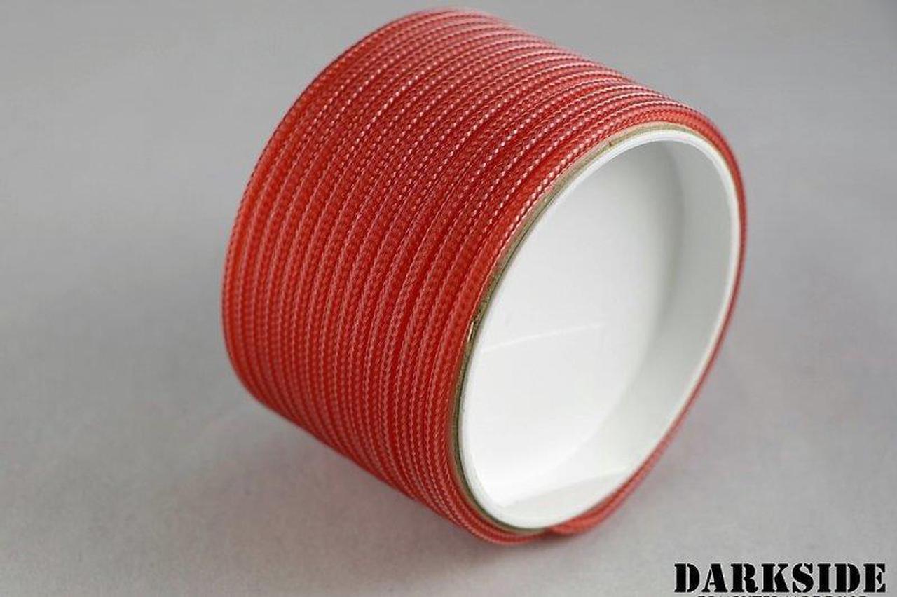 Darkside 4mm (5/32") High Density Cable Sleeving - Opaque Red (DS-0732)