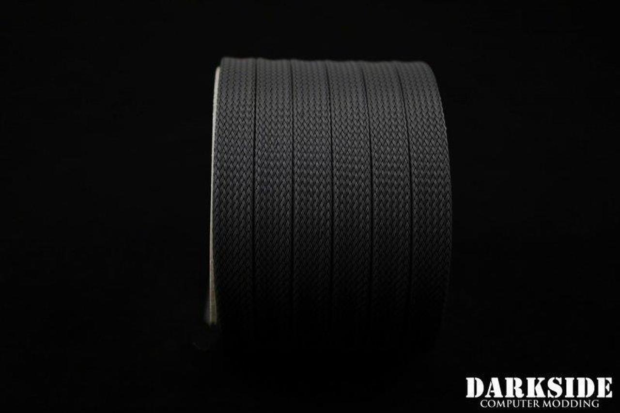 DarkSide 10mm (3/8") High Density SATA Cable Sleeving - Gun Metal (DS-0844)