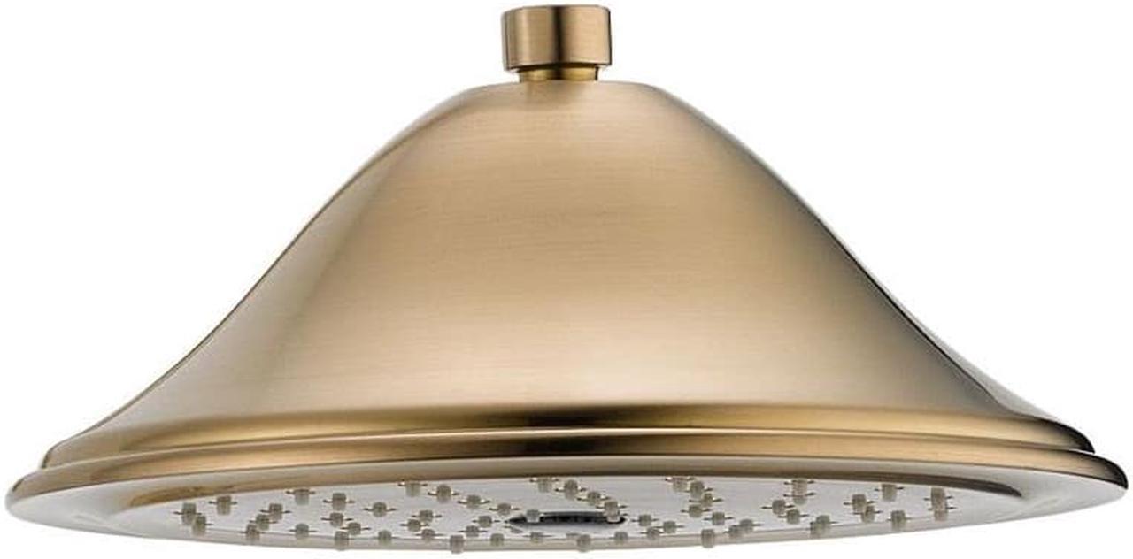 Alt view image 3 of 4 - Delta RP72568CZ 9-3/8" Rain Shower Head, Champagne Bronze
