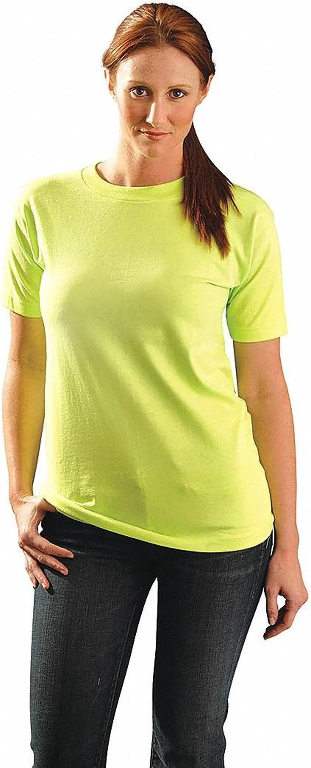 Alt view image 2 of 3 - OCCUNOMIX LUX-300-04M Medium T-Shirt, Lime
