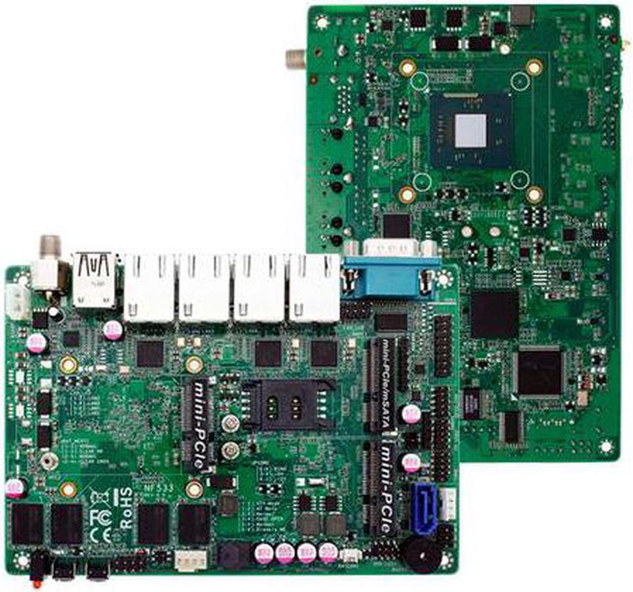 Main image of Jetway NF533D4-1900 SBC 3.5" Intel Celeron J1900 Quad-Core SoC 2.0GHz Intel HD Graphics