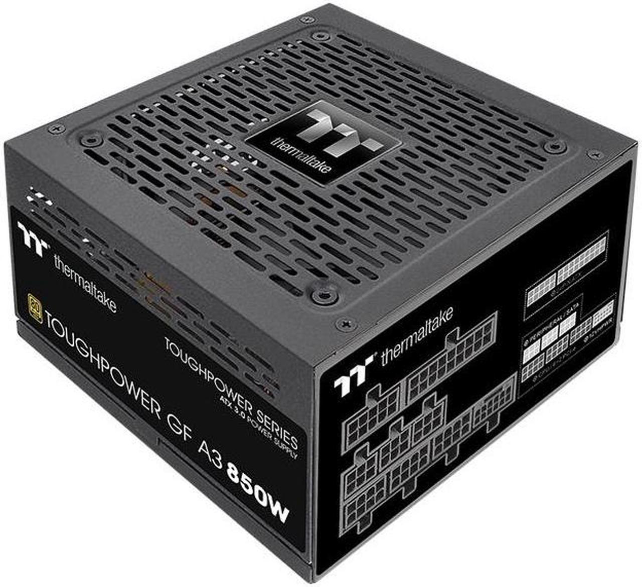 Thermaltake Toughpower 850W GF A3 TT Premium Edition 80 PLUS, PCIe 5.0, ATX3.0 Gen5 Gold Modular Power Supply w/ 12VHPWR Connector