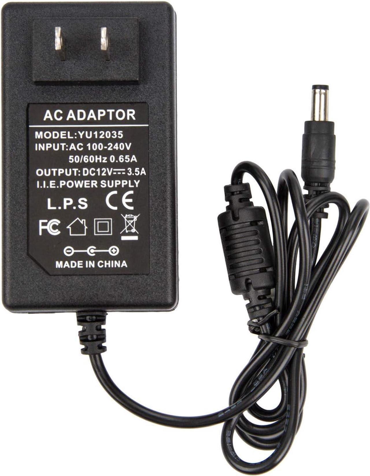 Main image of AC DC 12V 3.5A Power Supply Adapter 12 Volt 3.5 Amp 42W 5.5mm x 2.5mm Transformer 3500mA Charger Replacement for Netgear Nighthawk Router R6700 C700 Power Cord