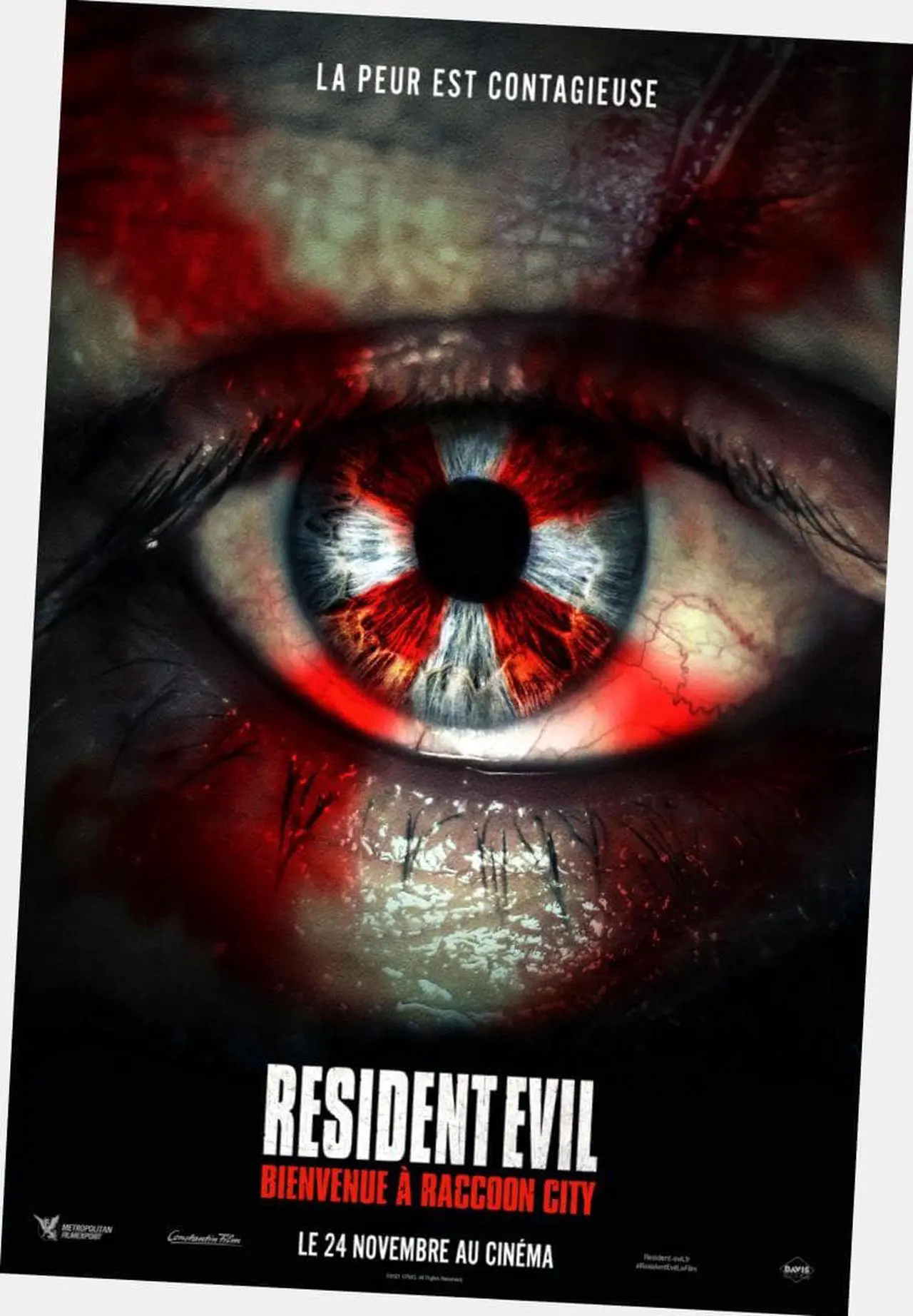 Main image of Resident Evil Welcome French Movie Poster 24"x36" 24x36