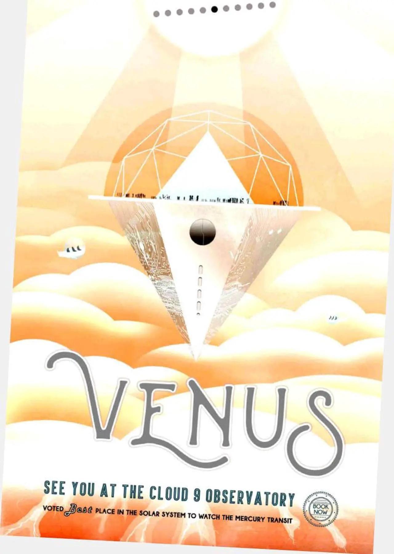 Main image of Nasa Travel Poster Art Poster 24"x36" 24x36 Venus