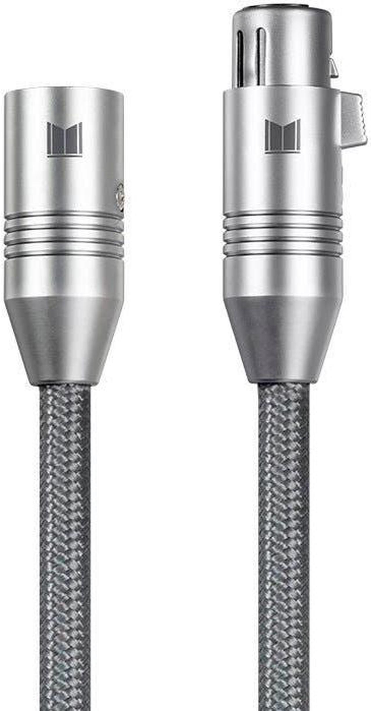 Monoprice Monolith XLR Balanced Audio Cable - 2 Meter, 24K Gold Plated, Oxygen Free Copper, Professional, Premium Home Audio