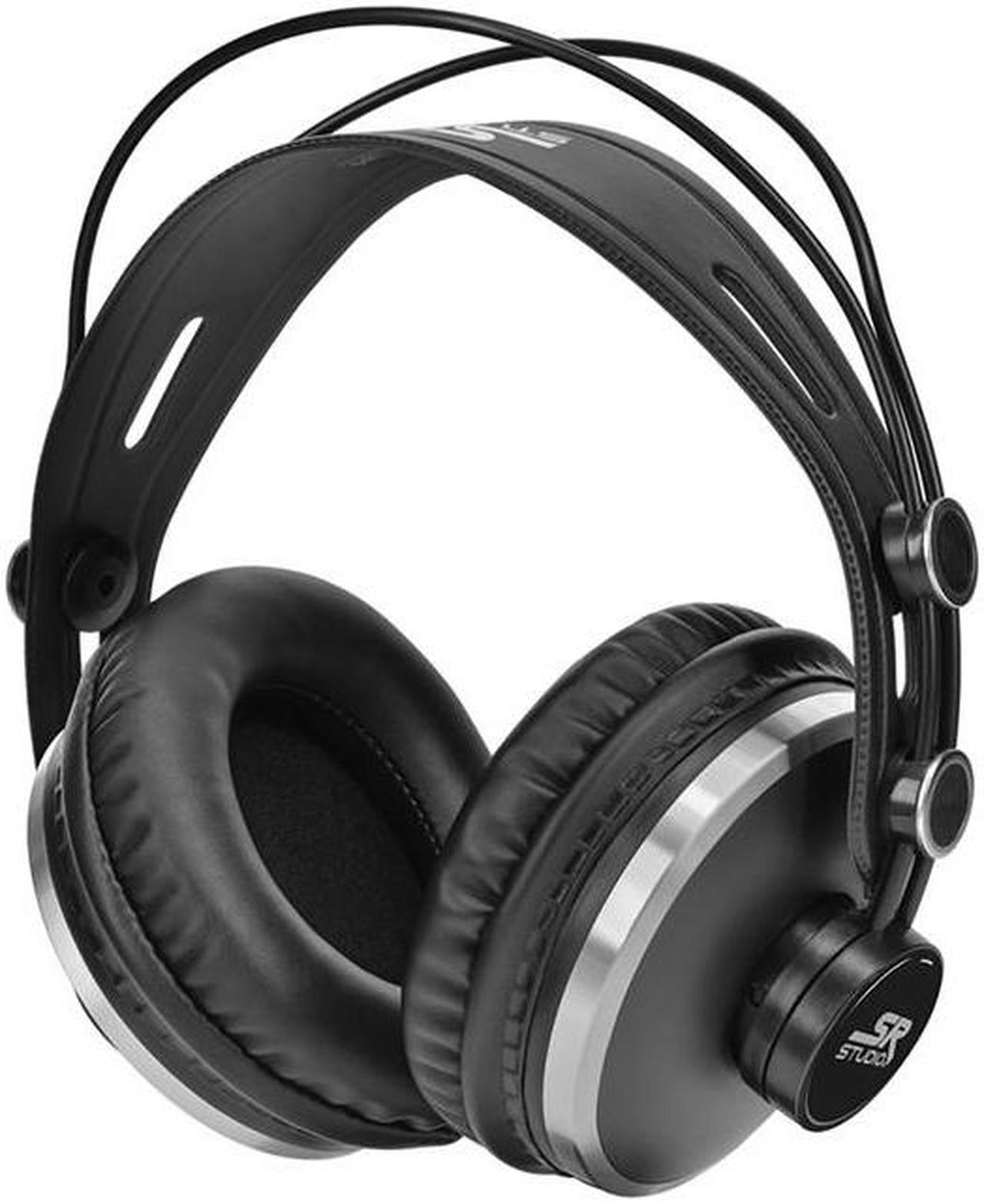 Monoprice Over Ear Closed-Back Pro Monitoring Headphones, Suitable For Recording and All Music Production Tasks (Mixing and Track Monitoring) - SR Studio Series