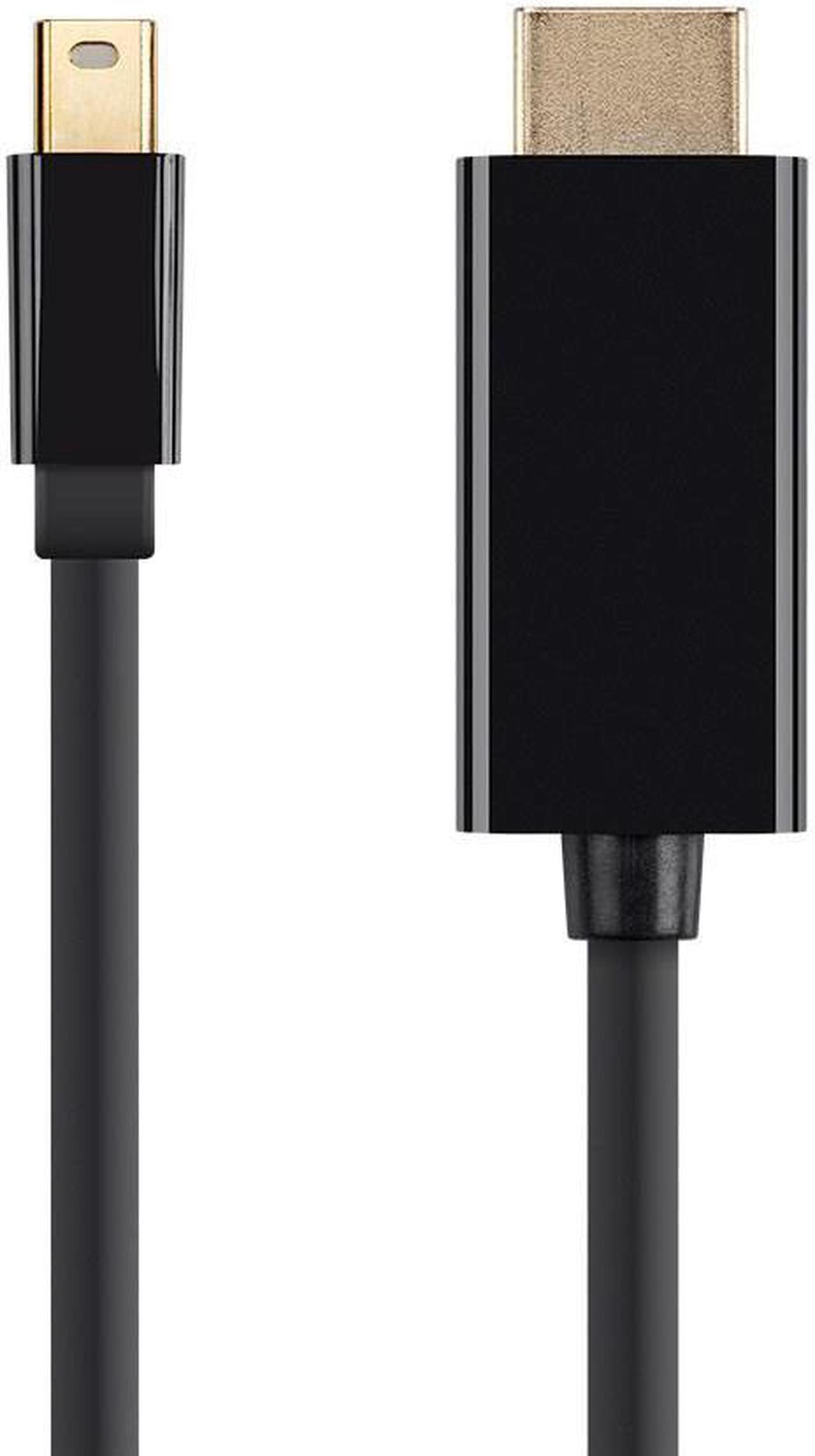 Monoprice Mini DisplayPort to HDTV Cable - 10 Feet, Supports Up to Full HD 1080P Resolution And 3D Video - Select Series