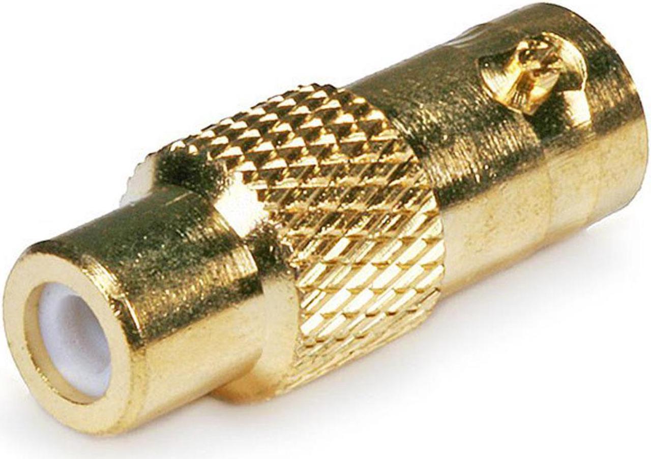 Monoprice BNC Female to RCA Female Adapter - Gold Plated |Transfer 75ohm Signals