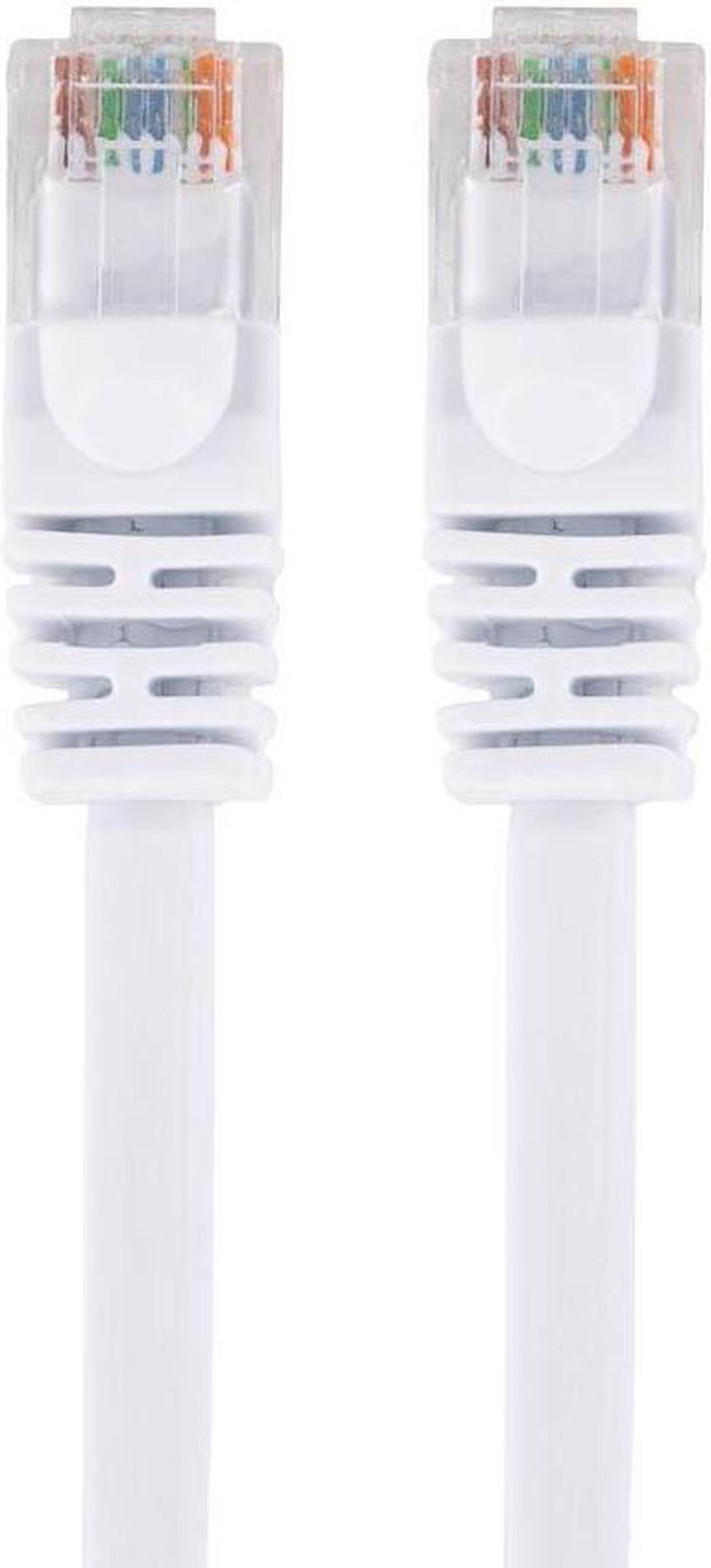 Alt view image 4 of 18 - Monoprice Cat5e Ethernet Patch Cable - 100 Feet - White | Network Internet Cord - RJ45, Stranded, 350Mhz, UTP, Pure Bare Copper Wire, 24AWG