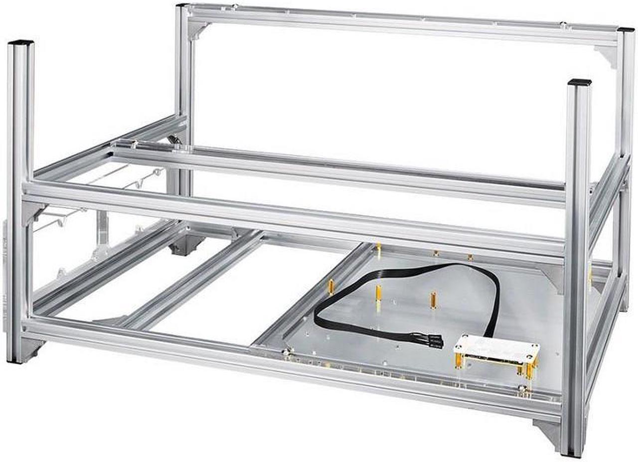 Main image of Baseltek 6 GPU Aluminum Mining Rig Open Air Frame Case for Bitcoin Ethereum