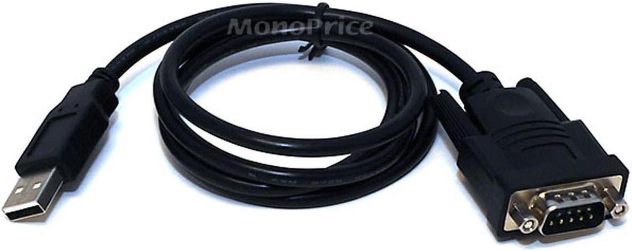 Monoprice 3ft USB to Serial Converter Cable (USB A to DB9/DE9)