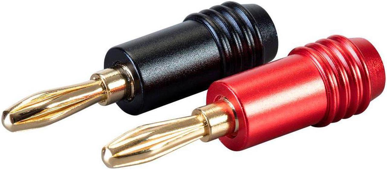 Monoprice 5 Pair Affinity Series 24k Gold Speaker Banana Plug