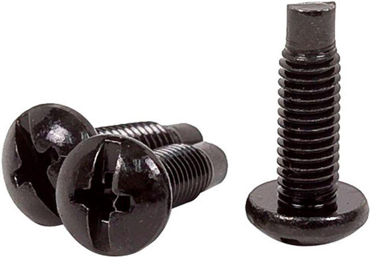 Monoprice 10/32 Screw - Black (50 pcs) For Equipment/Relay Racks