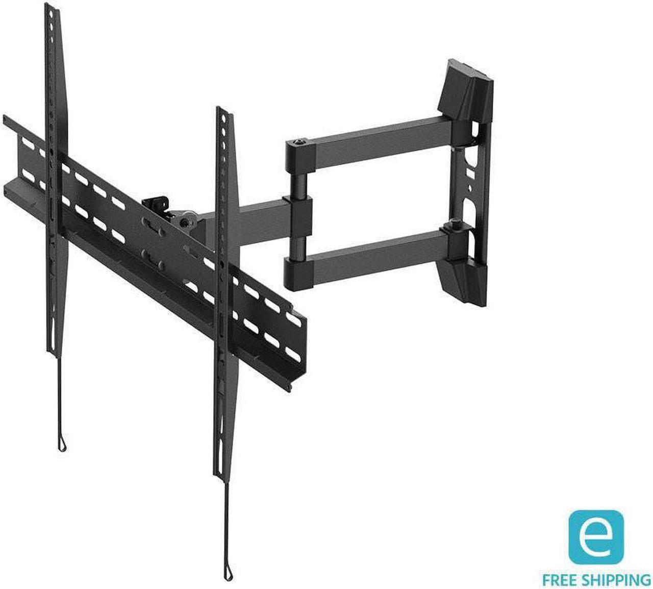 Monoprice Premium Full Motion TV Wall Mount Bracket For 37" To 70" TVs up to 77lbs, Max VESA 600x400