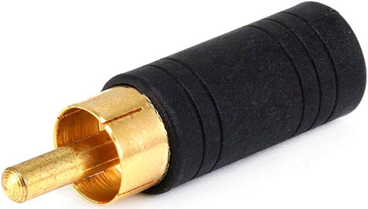 Main image of Monoprice RCA Plug to 3.5mm TRS Stereo Jack Adapter, Gold Plated