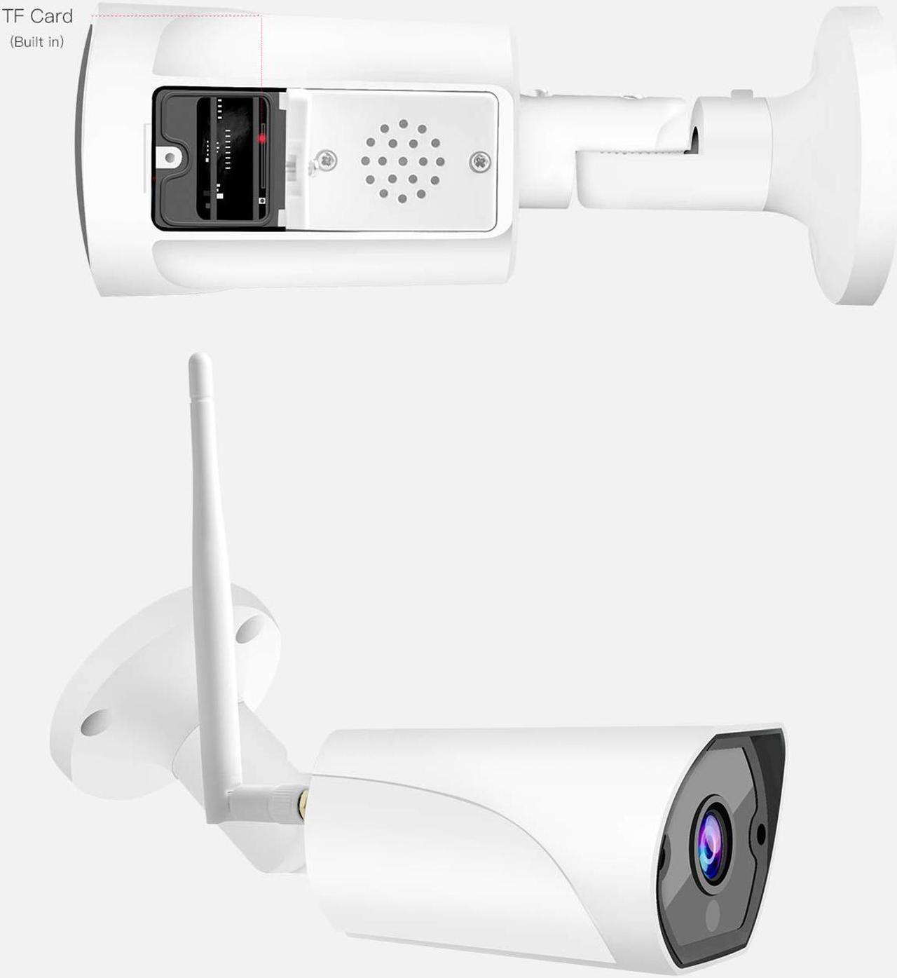 Alt view image 3 of 7 - VStarcam 2MP 1080P IP66 Waterproof Outdoor Night Vision WiFi Security IP Camera C13S