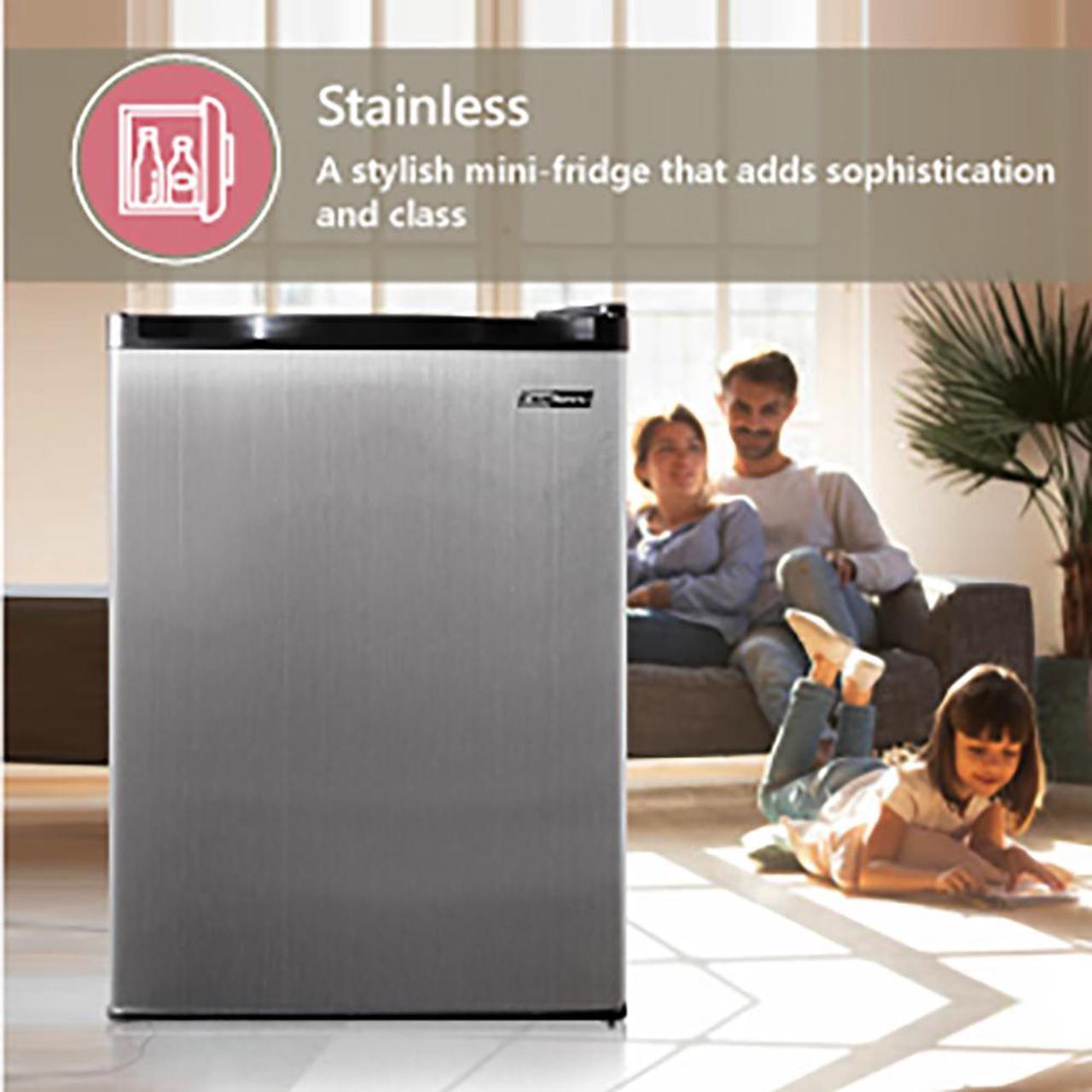 Alt view image 3 of 7 - Conserv 4.5 cu. Ft.  Frost-free Compact Refrigerator-Stainless, Reversible Door