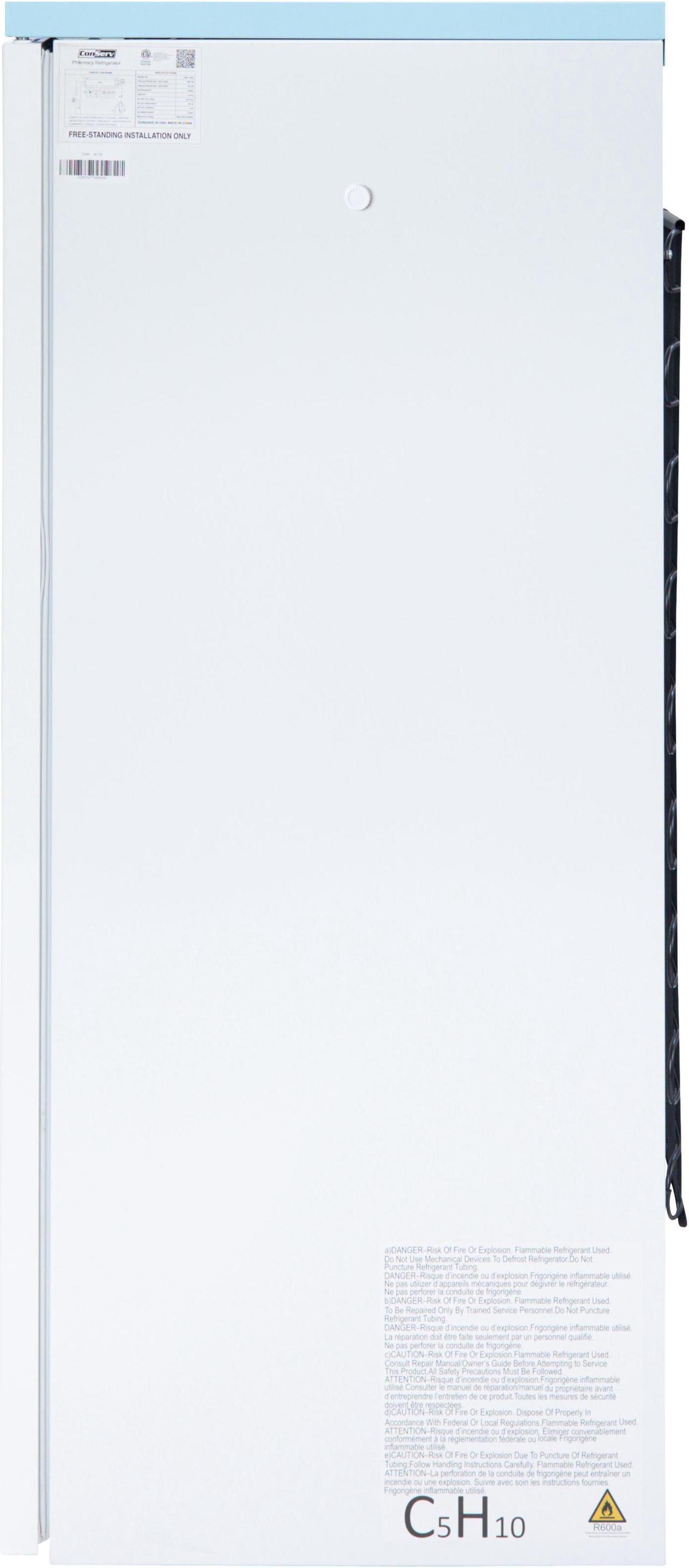 Alt view image 5 of 6 - 12.7 cu.ft Frost Free Pharmaceutical Refrigerator (White)