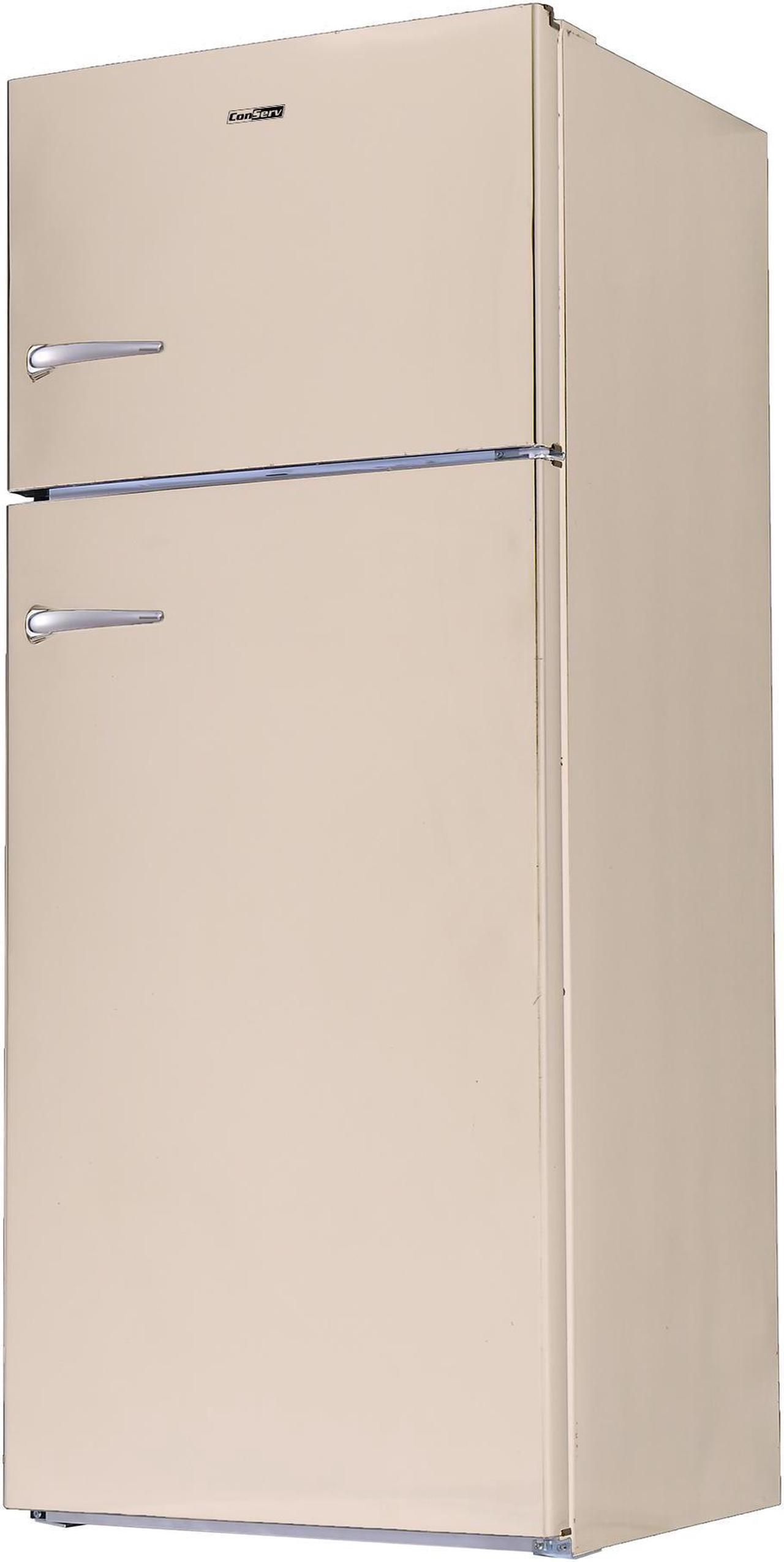 Alt view image 2 of 7 - Conserv 30in RETRO Refrigerator 18cf Top Mount w/AUTOMATIC ICE MAKER 110V Handle