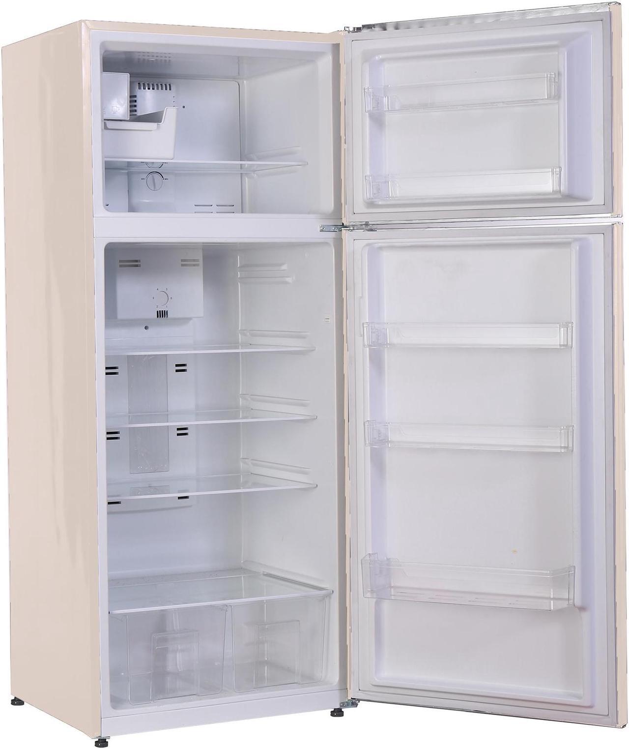Alt view image 4 of 7 - Conserv 30in RETRO Refrigerator 18cf Top Mount w/AUTOMATIC ICE MAKER 110V Handle