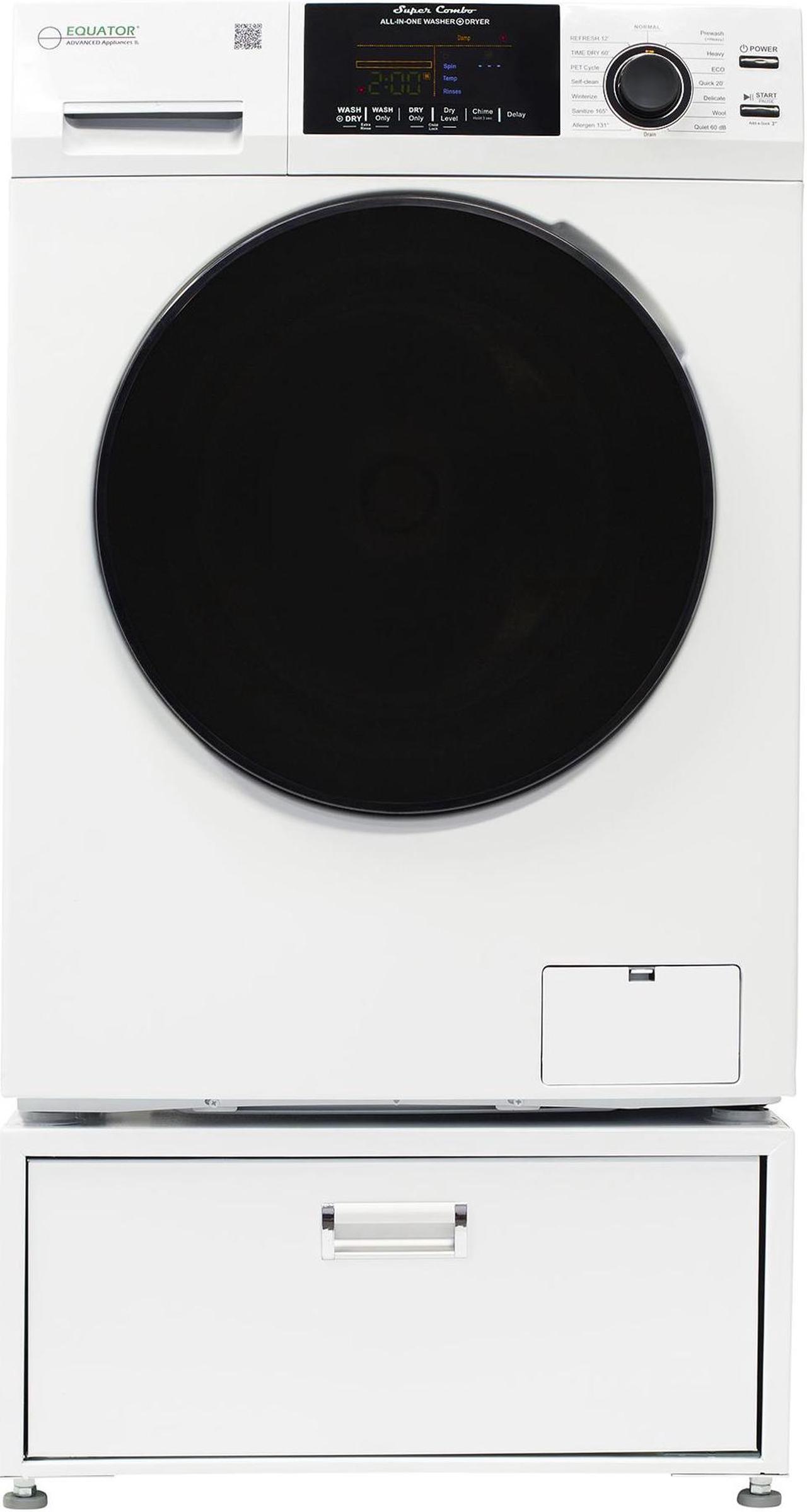 Main image of Equator 1.6cf 110V Vented Sani Combo Washer Dryer Pet Cycle + Pedestal ADA