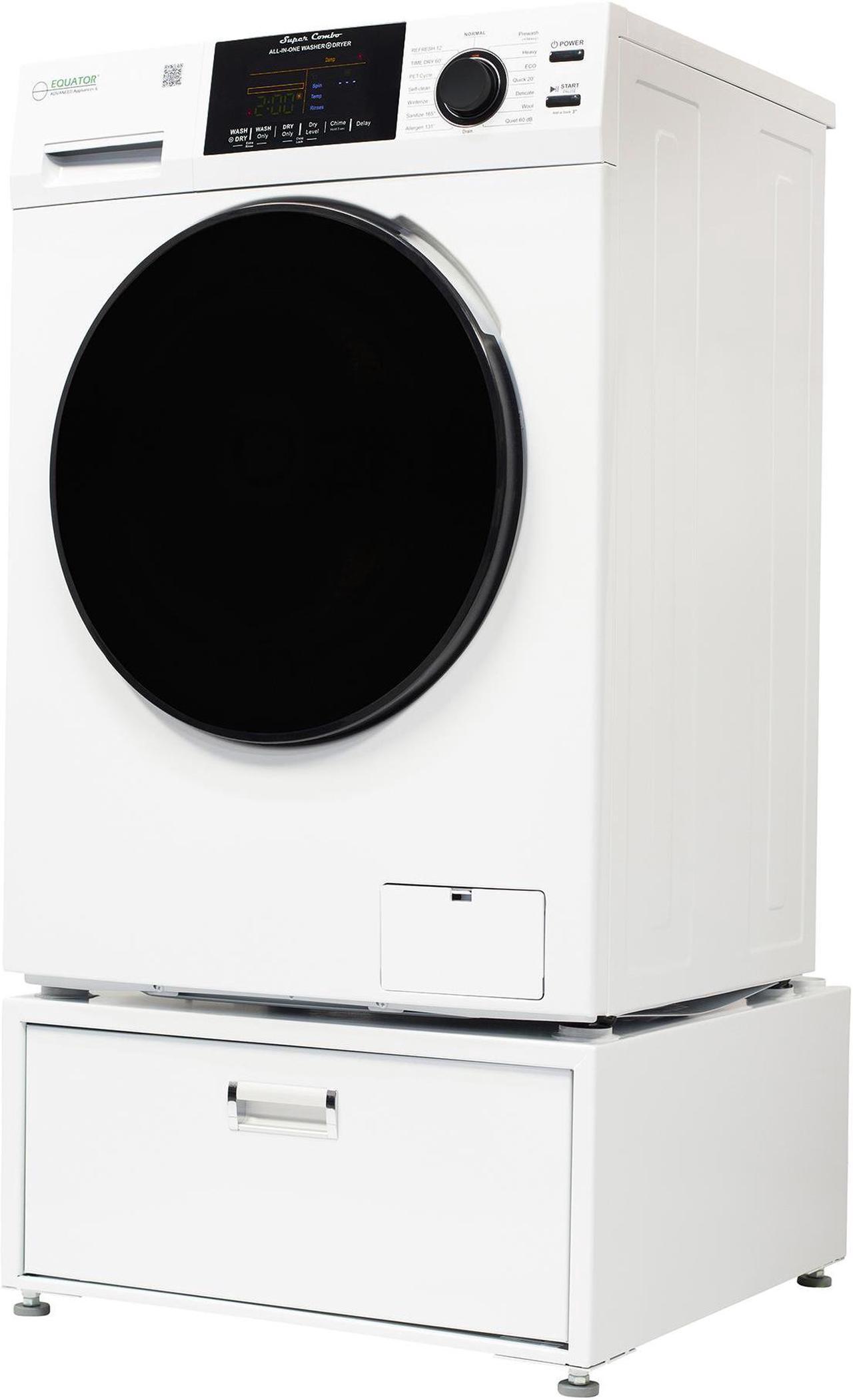 Alt view image 3 of 6 - Equator 1.6cf 110V Vented Sani Combo Washer Dryer Pet Cycle + Pedestal ADA