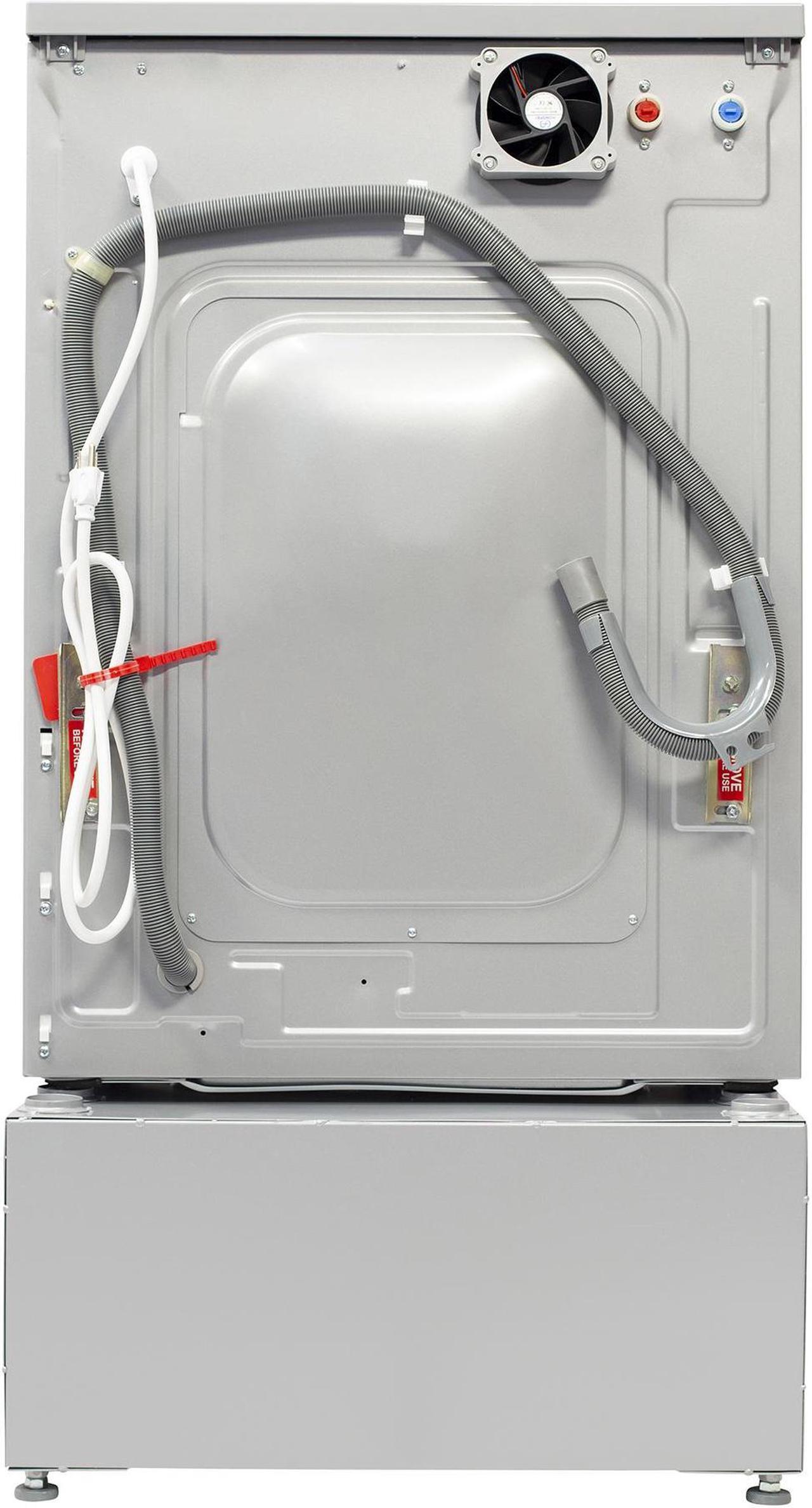 Alt view image 5 of 7 - Equator 1.6cf 110V Vented Sani Combo Washer Dryer Pet Cycle + Pedestal ADA