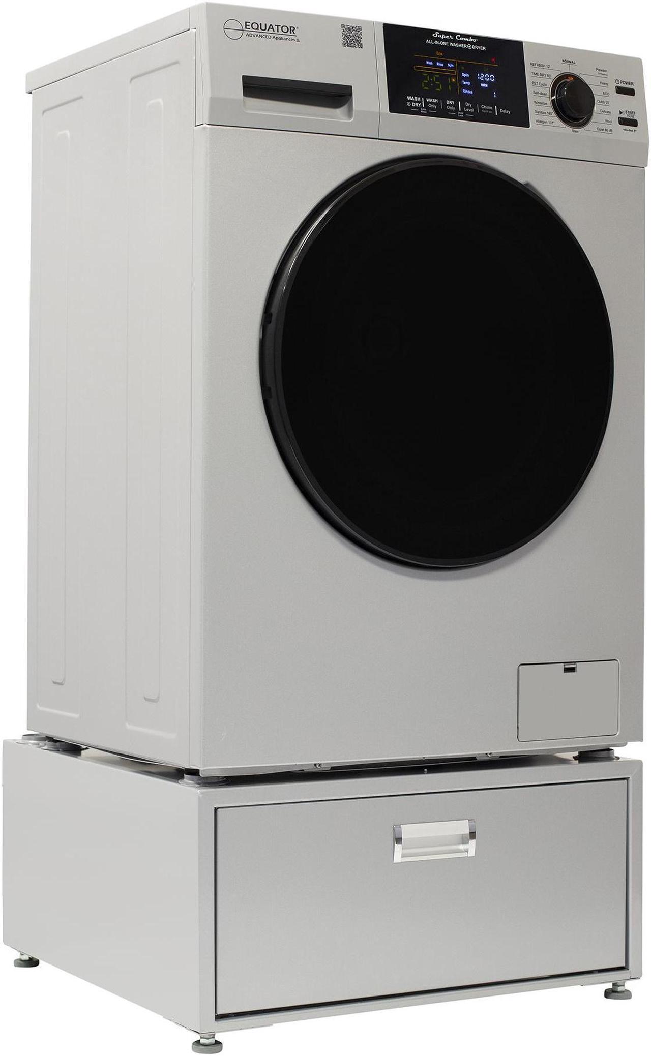 Alt view image 2 of 7 - Equator 1.6cf 110V Vented Sani Combo Washer Dryer Pet Cycle + Pedestal ADA